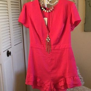 Hot Pink Romper by Bebe 💖💖💖